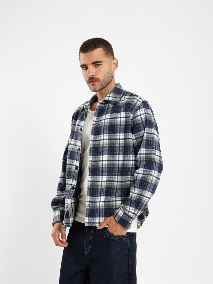 Checkered Overshirt With Buttons