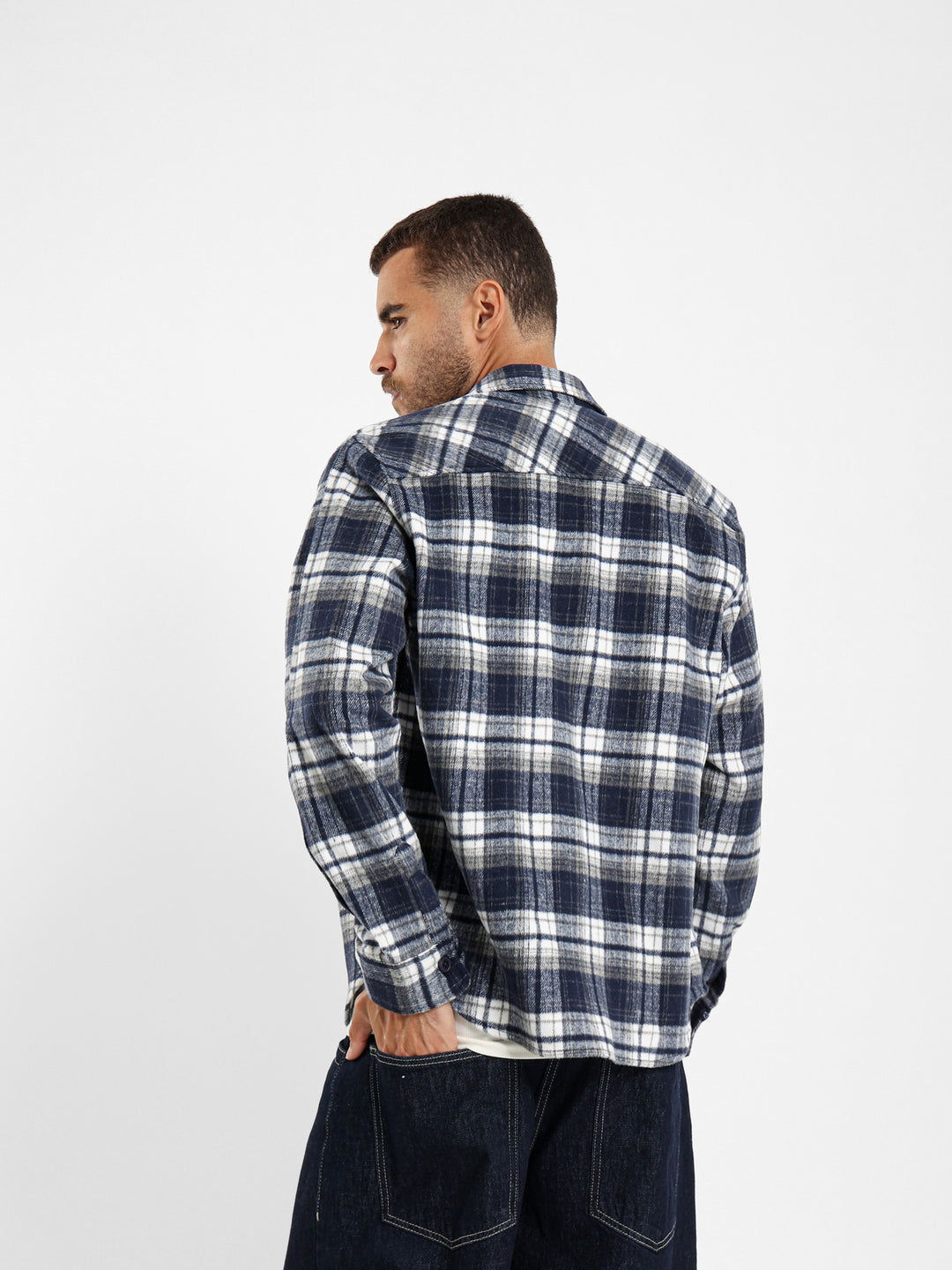 Checkered Overshirt With Buttons
