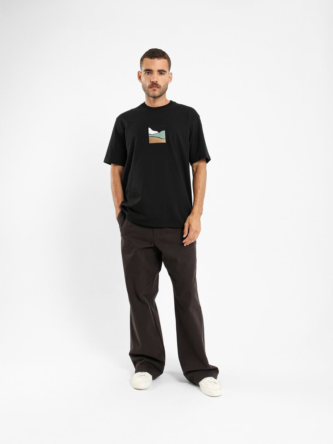 Loose Gabardine Pants