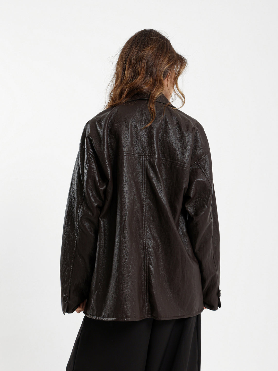 Leather Overshirt