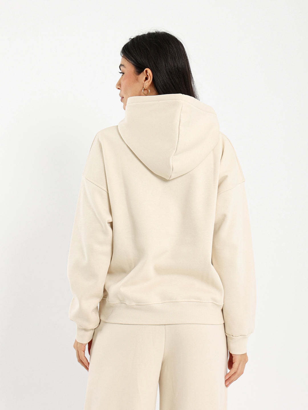 Hoodie Set with Western Print