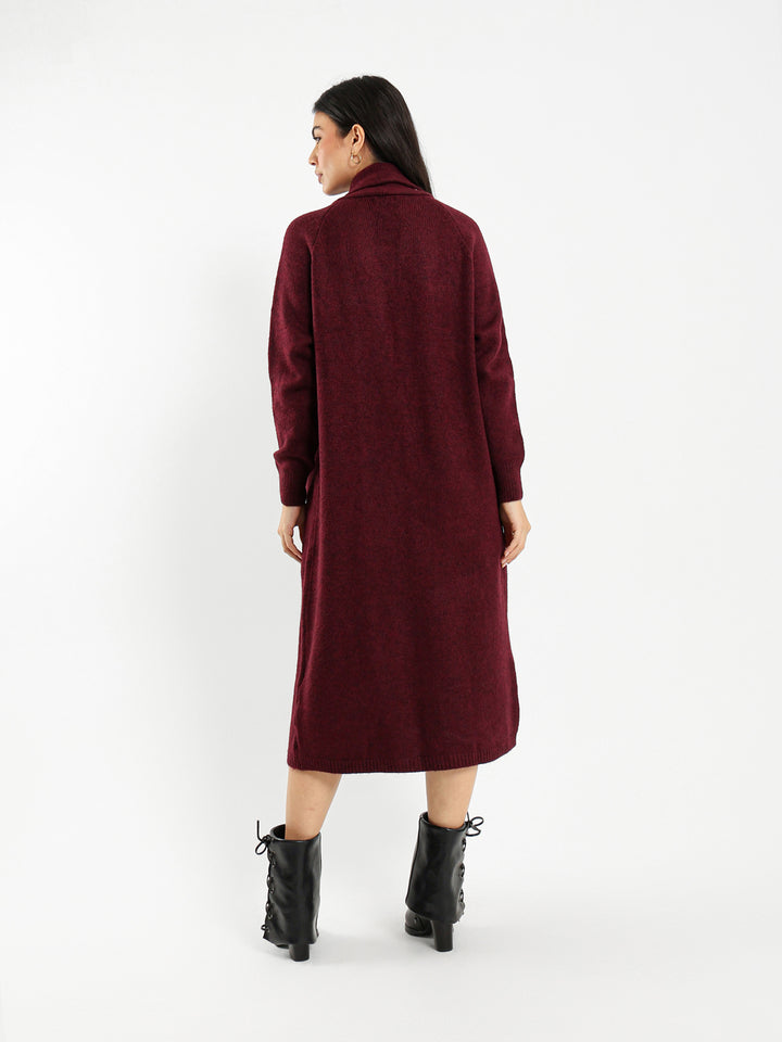 Shawl Collar Long Cardigan