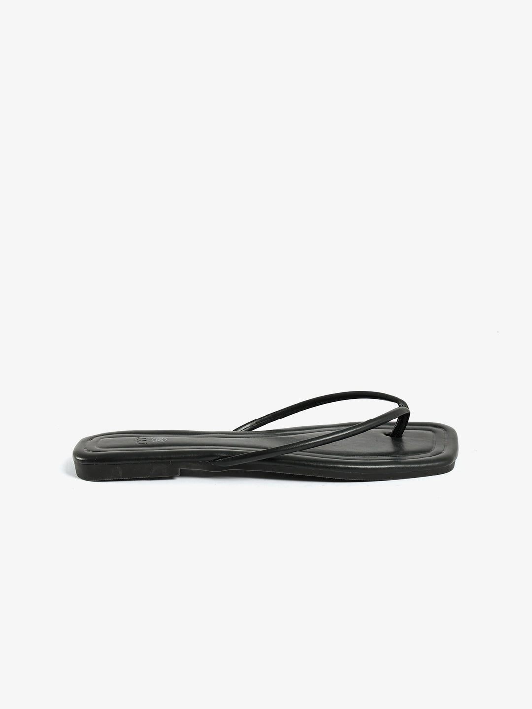 Square-Toe Flat Thong Slippers