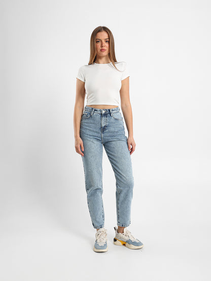 High waist Slouchy Mom Fit Jeans