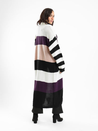 Cardigan - Striped - Colourful