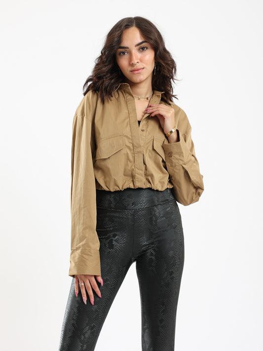 Shirt - Drawstring - Buttoned