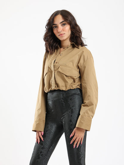 Shirt - Drawstring - Buttoned
