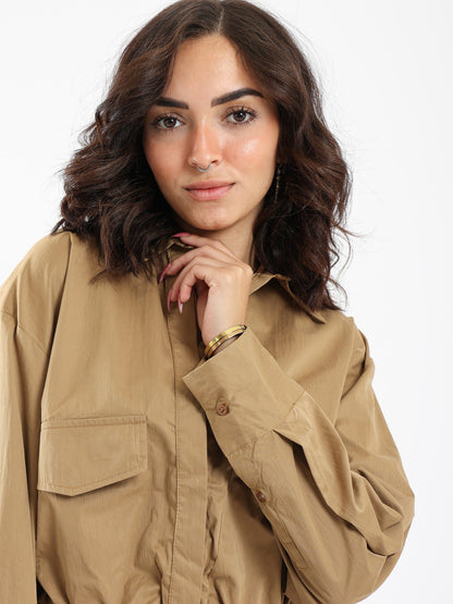 Shirt - Drawstring - Buttoned