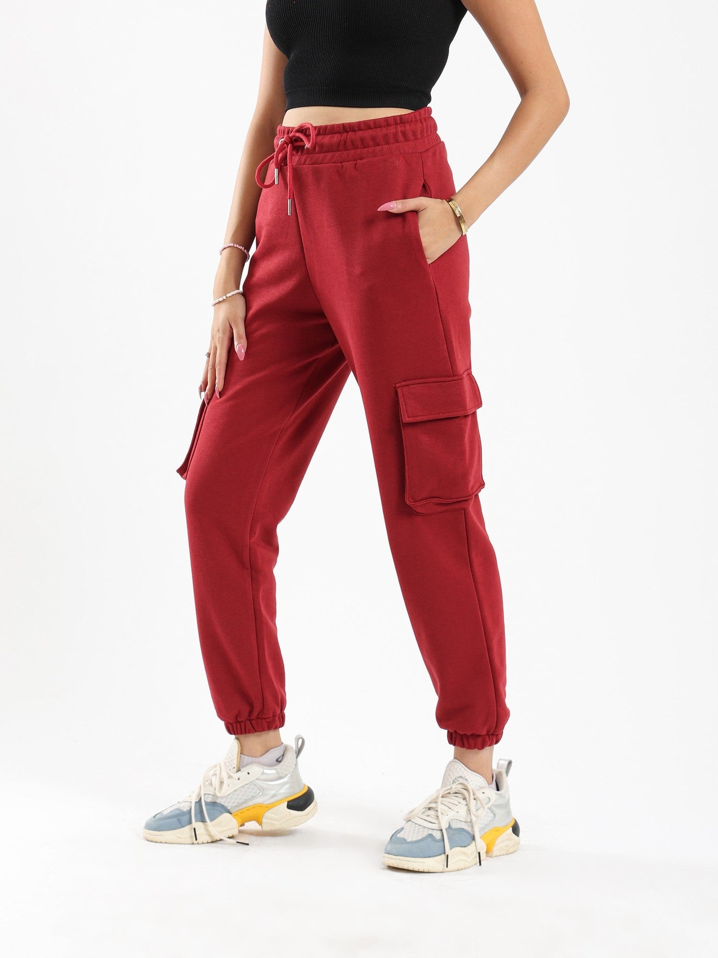 Sweatpants - Cargo - With Hem