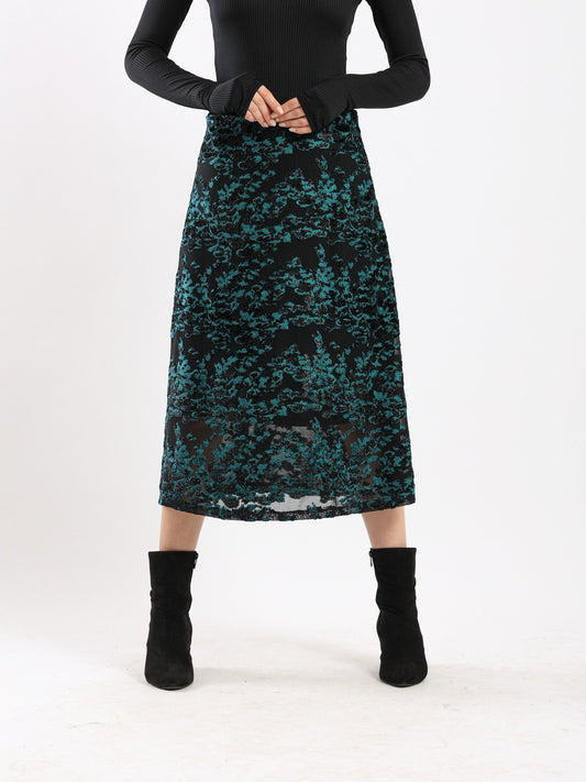 Skirt - A-Line - Velvet