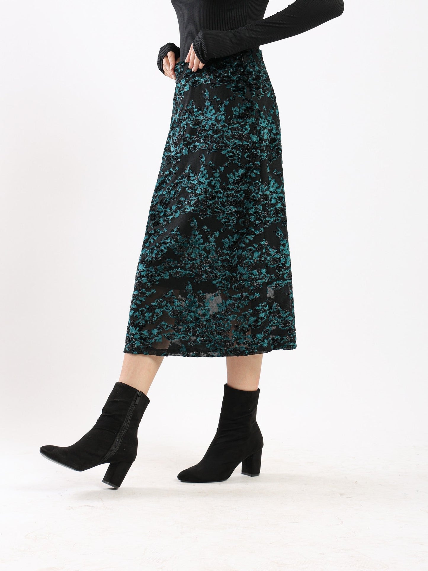 Skirt - A-Line - Velvet