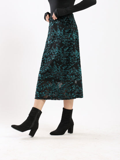 Skirt - A-Line - Velvet