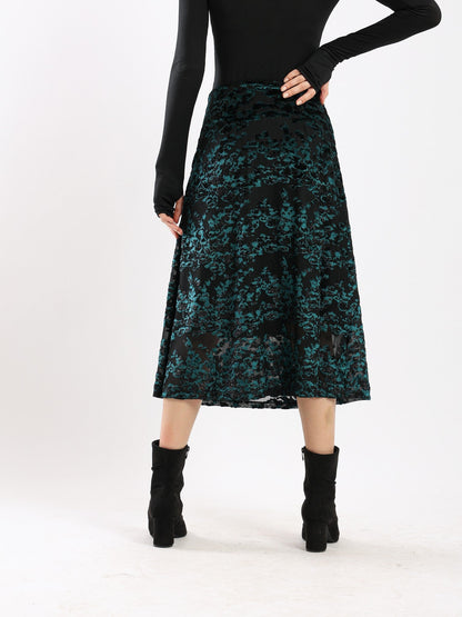 Skirt - A-Line - Velvet