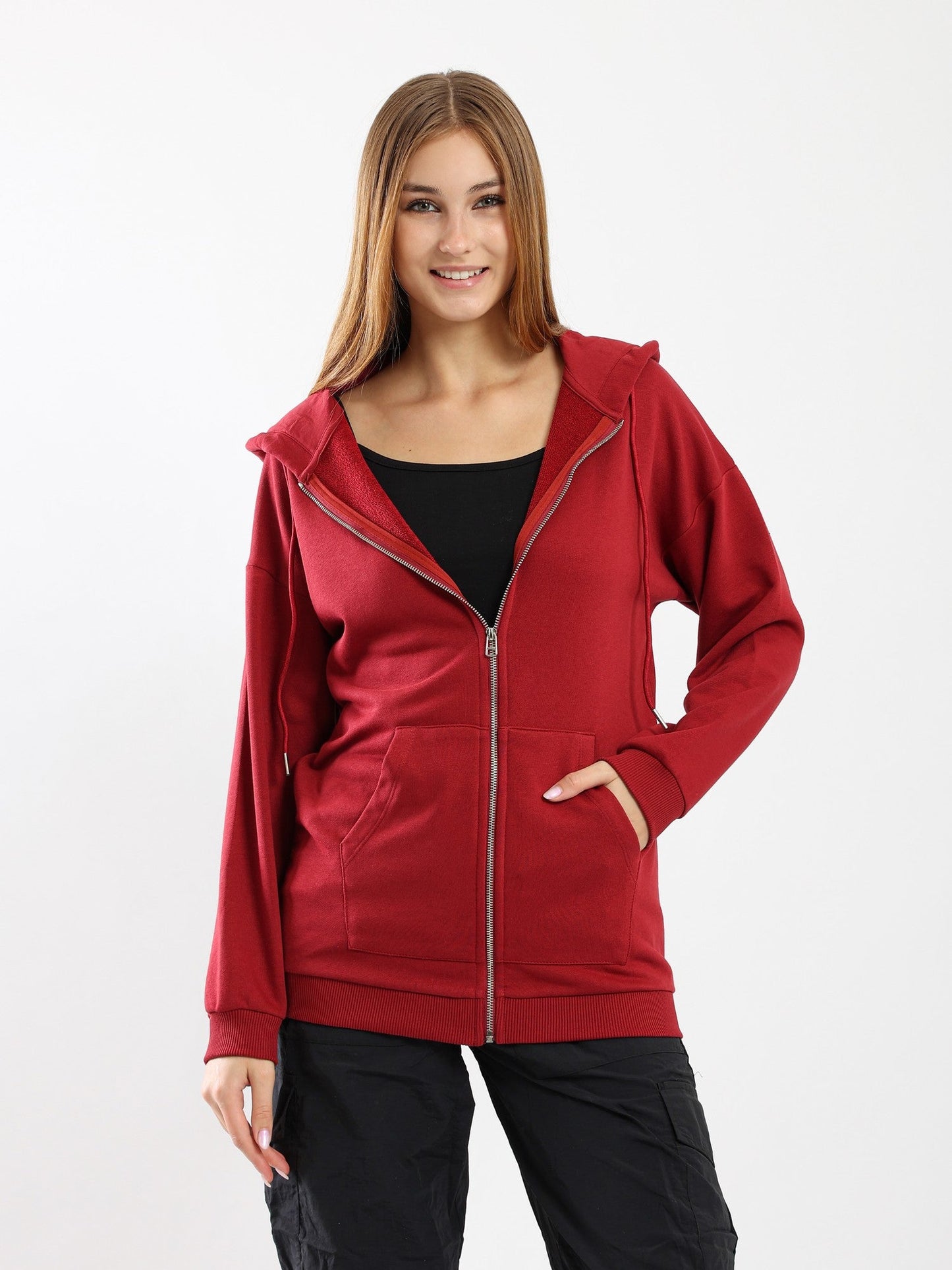 Sweatshirt - Basic - Hooded - Outlet