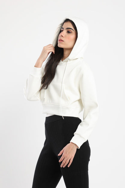 Cropped Hoodie - Kangaroo Pocket