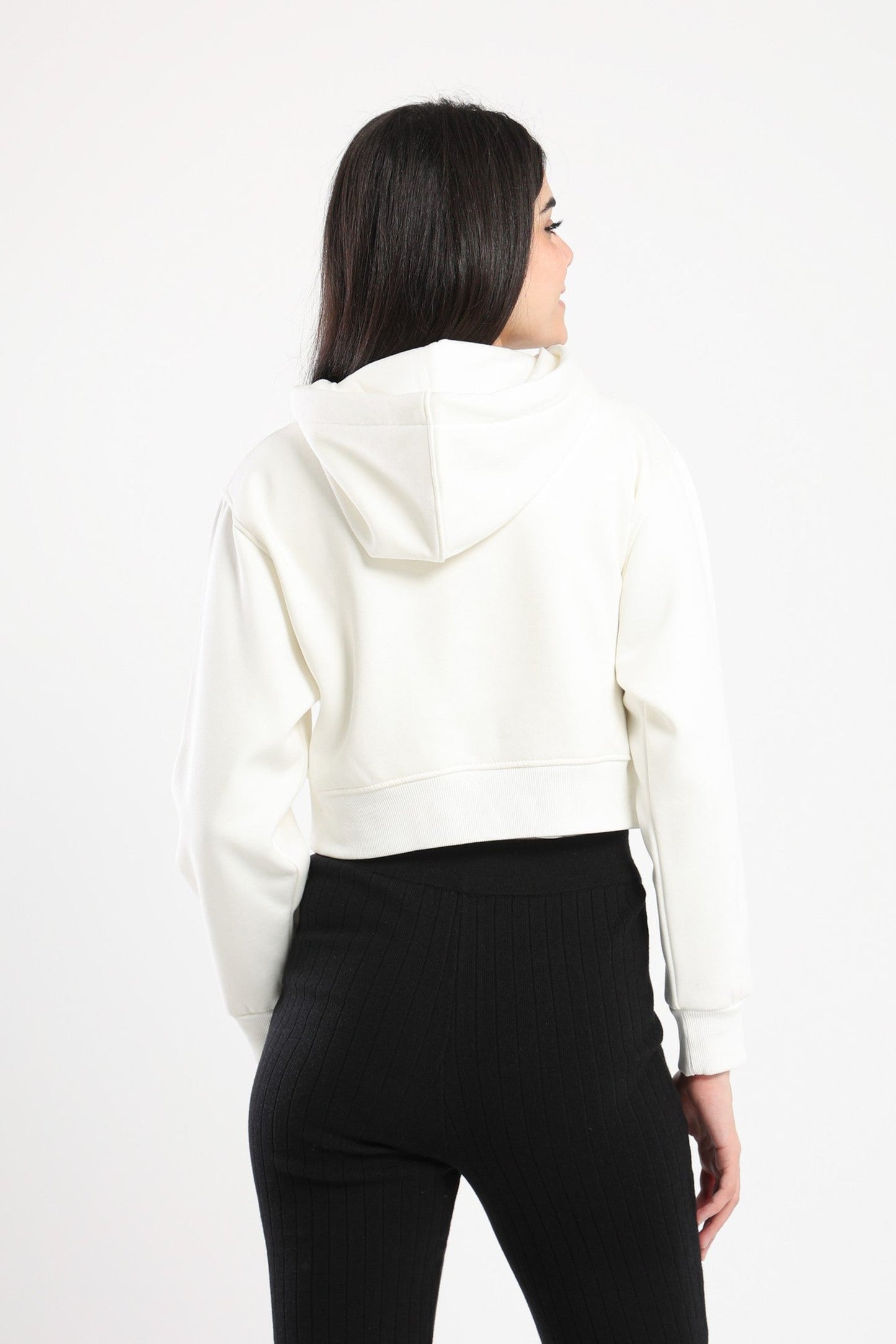 Cropped Hoodie - Kangaroo Pocket
