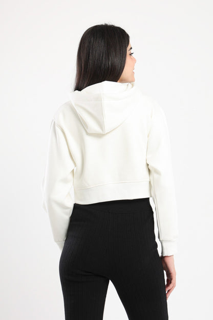 Cropped Hoodie - Kangaroo Pocket