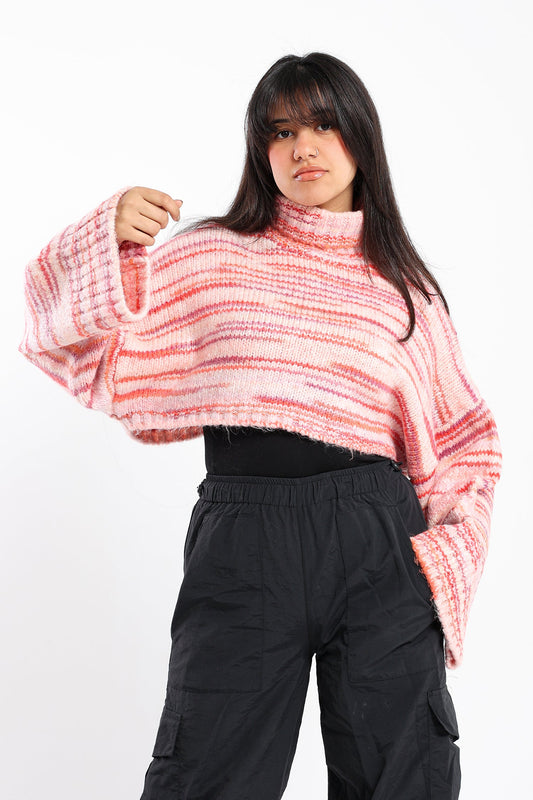 Melange Pullover - Cropped Design
