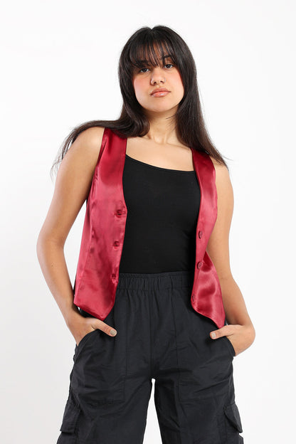 Vest - Satin