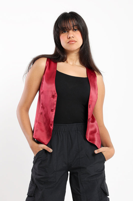 Vest - Satin