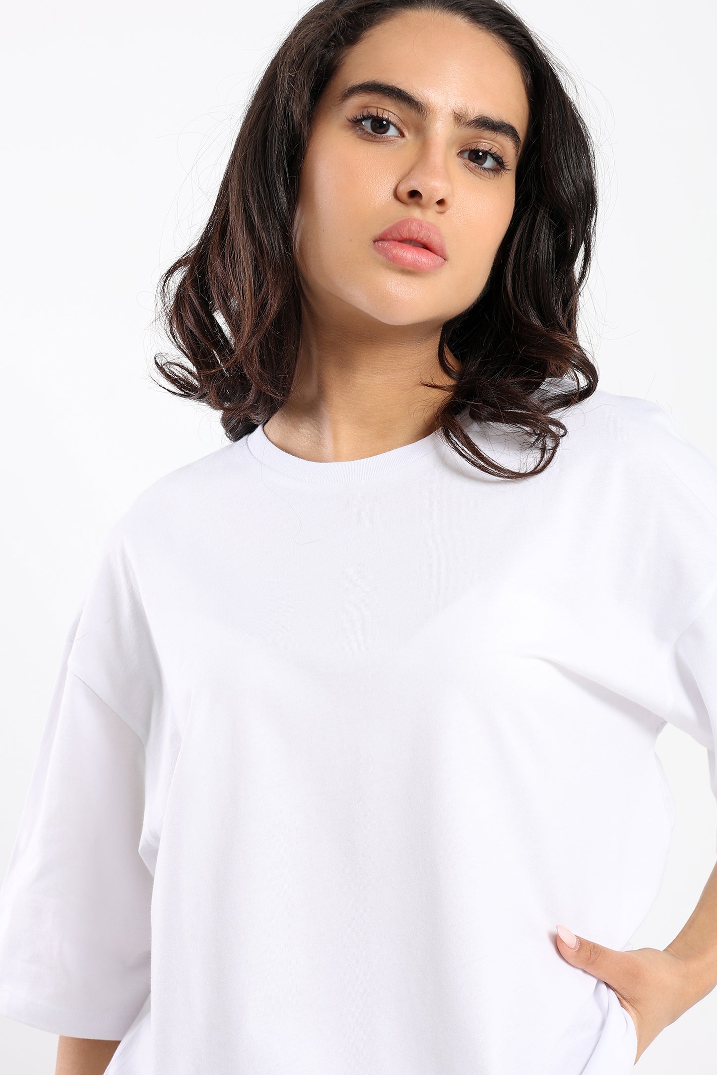 Oversized Crew Neck Tshirt - Outlet