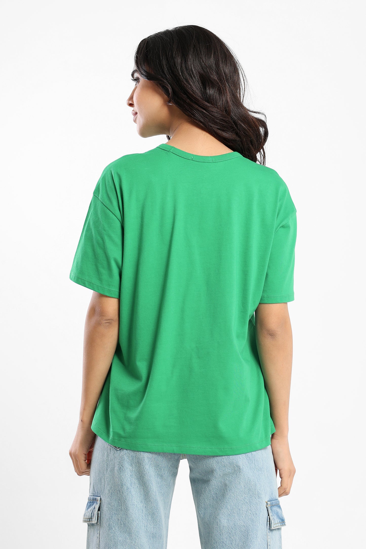 Loose Fit Half Sleeves Tee - Outlet