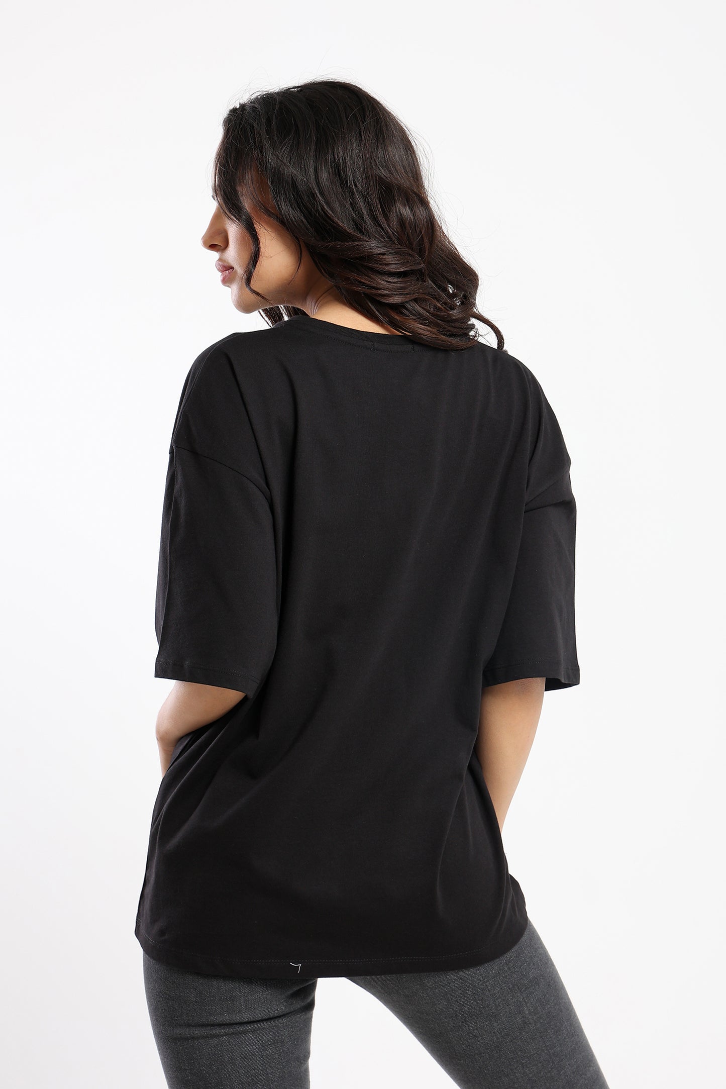 Oversized Crew Neck Tshirt - Outlet