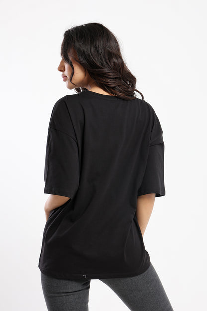 Oversized Crew Neck Tshirt - Outlet