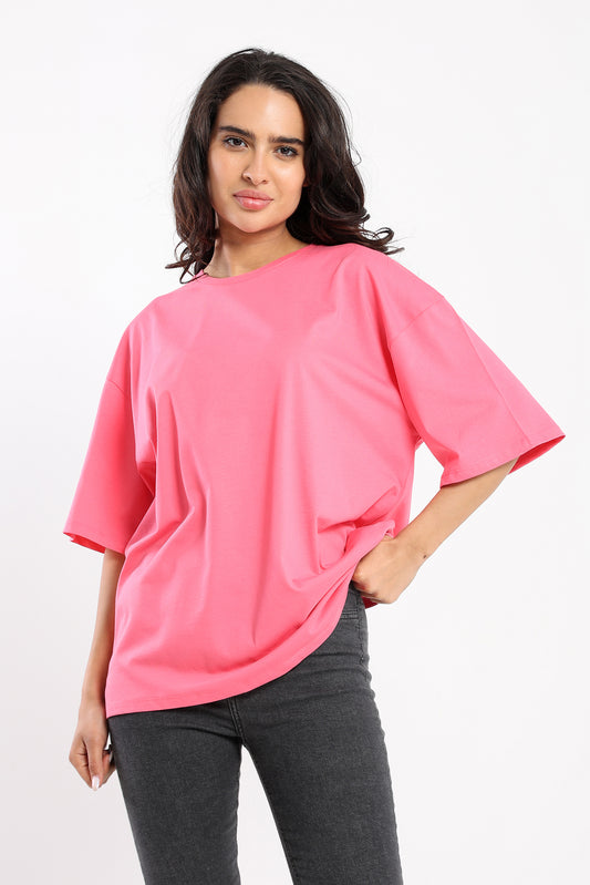 Oversized Crew Neck Tshirt - Outlet