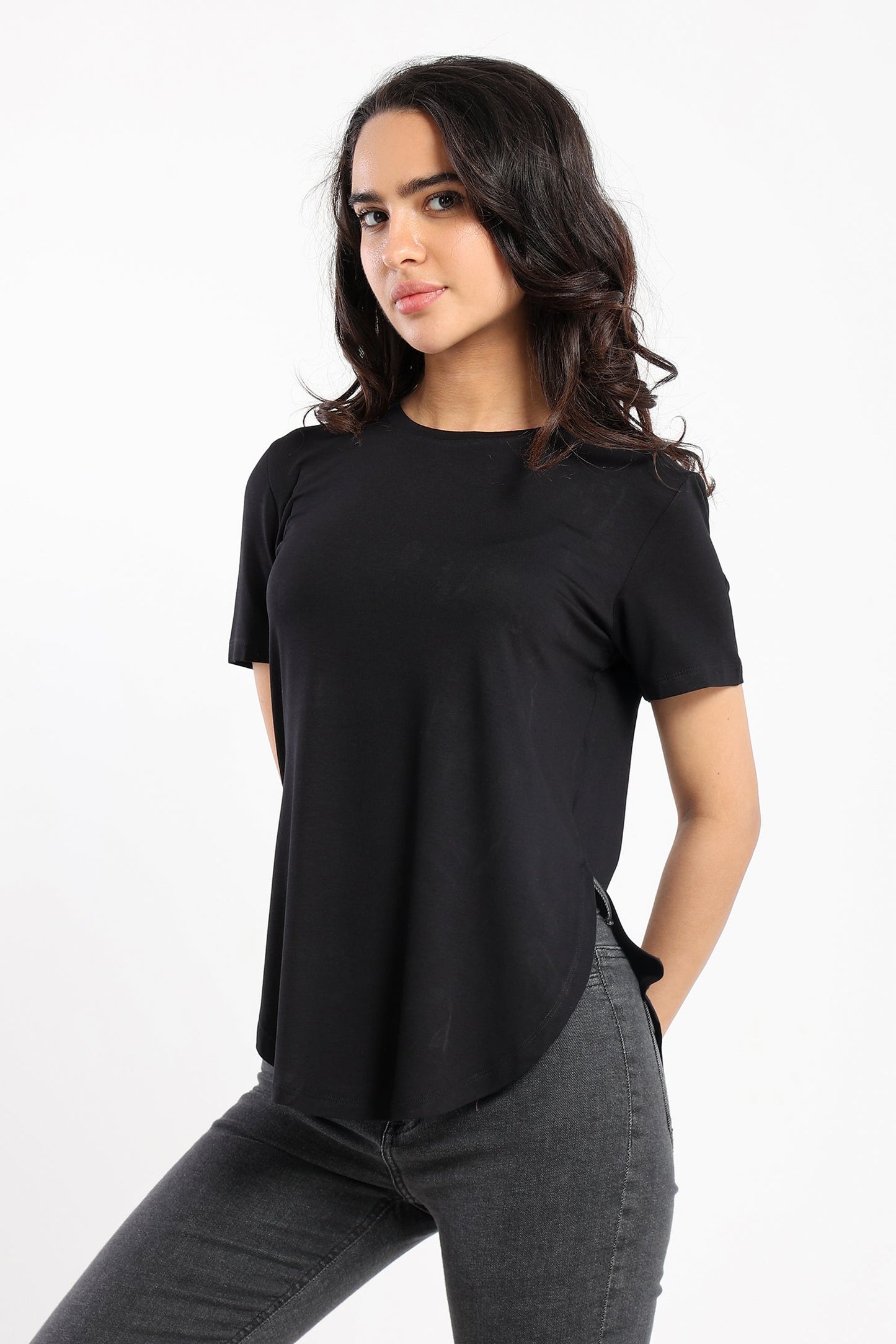 T-shirt - Round Hem - Short sleeves