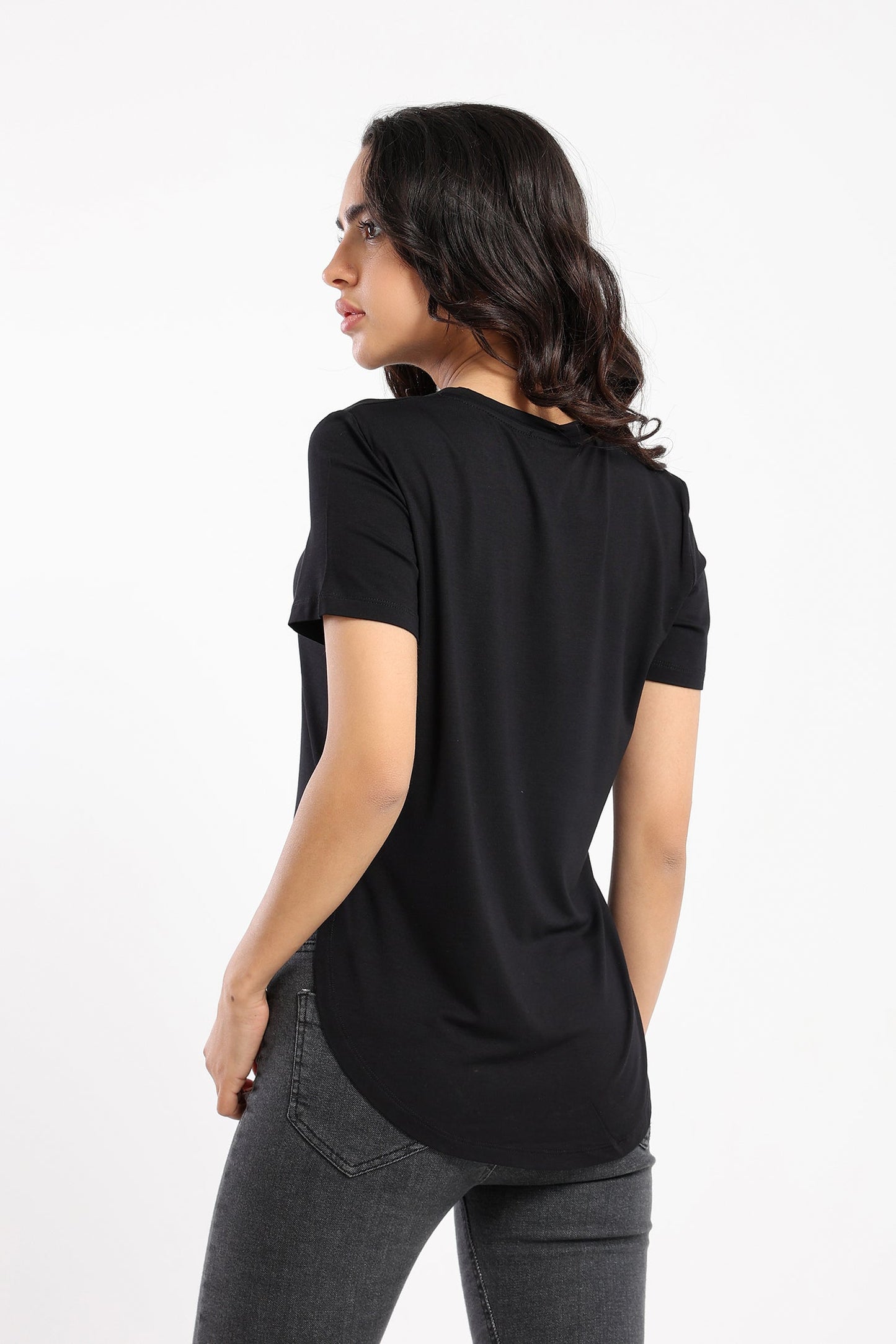 T-shirt - Round Hem - Short sleeves
