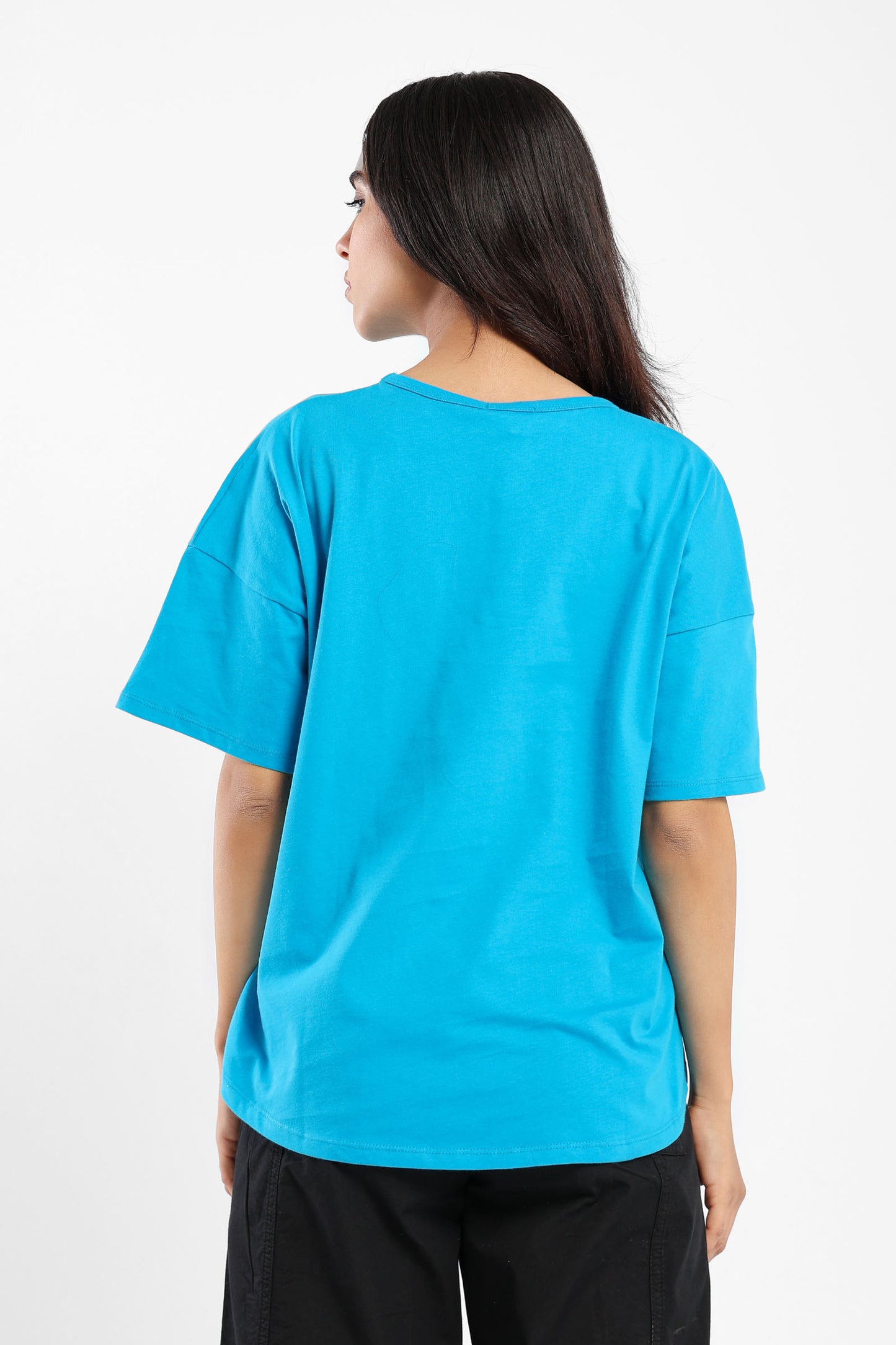 Loose Hi Low Tshirt With Small Side - Outlet