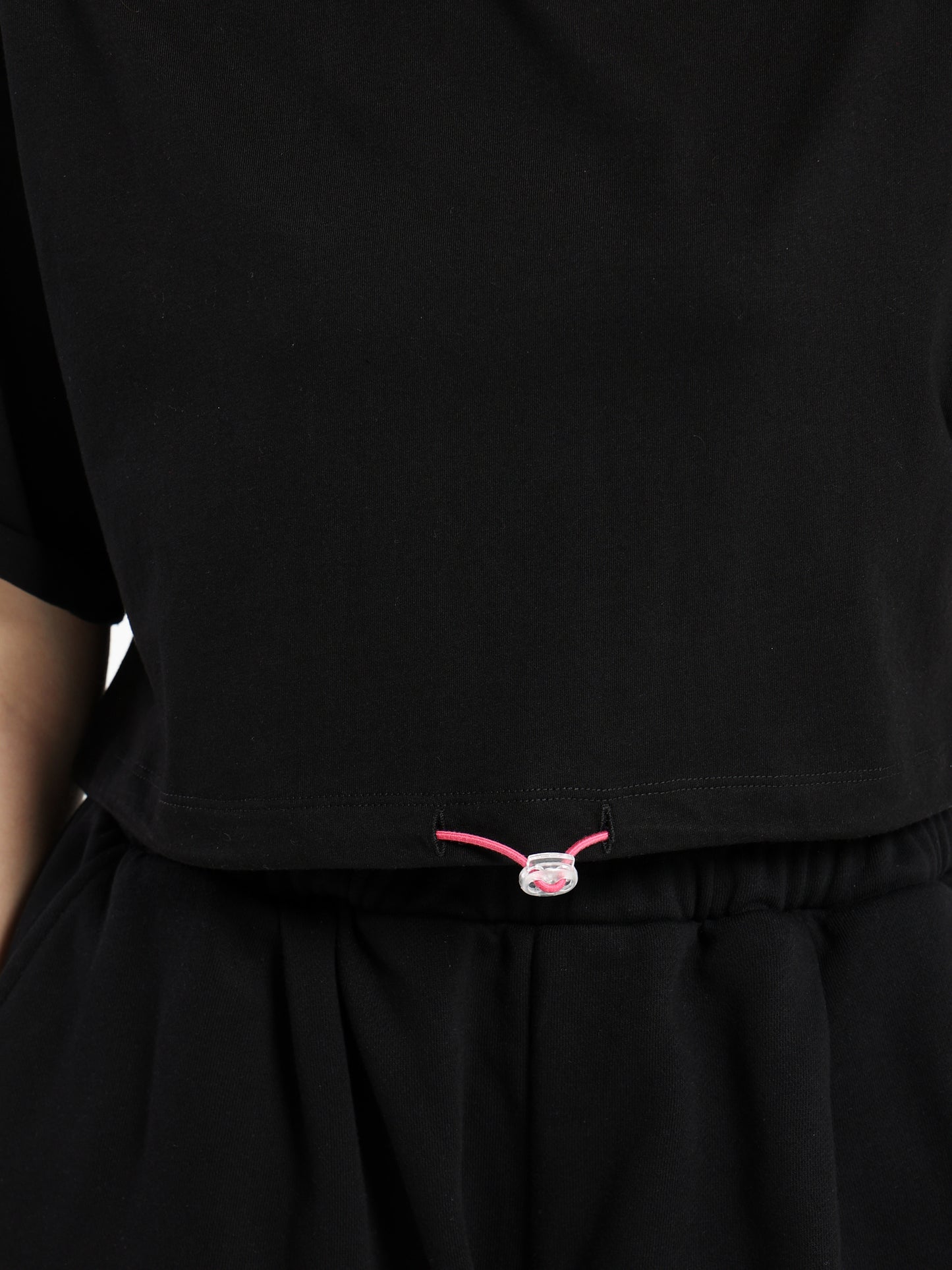 Drawstring Hem T-Shirt - Outlet