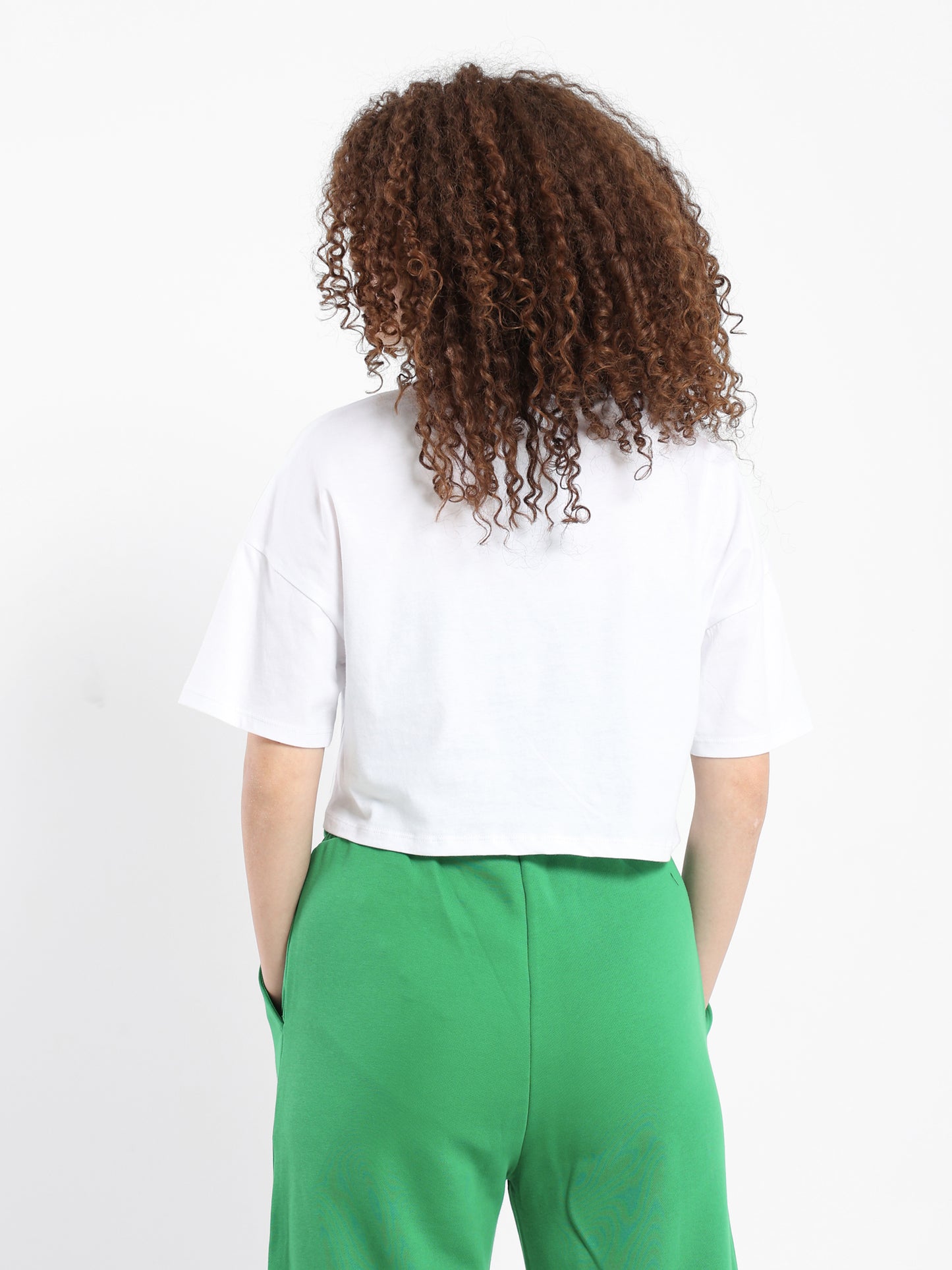 Cropped T-Shirt with Ring - Outlet