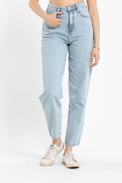 Jeans High-Waist Gaucho Jeans - Outlet