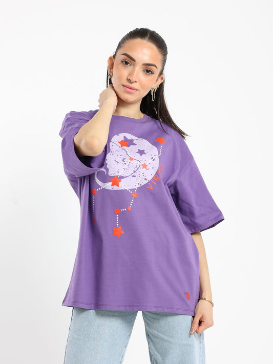 T-Shirt - Virgo Front Print - Outlet