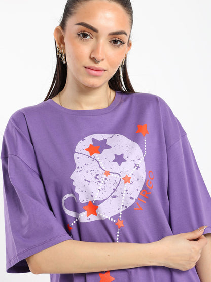 T-Shirt - Virgo Front Print - Outlet