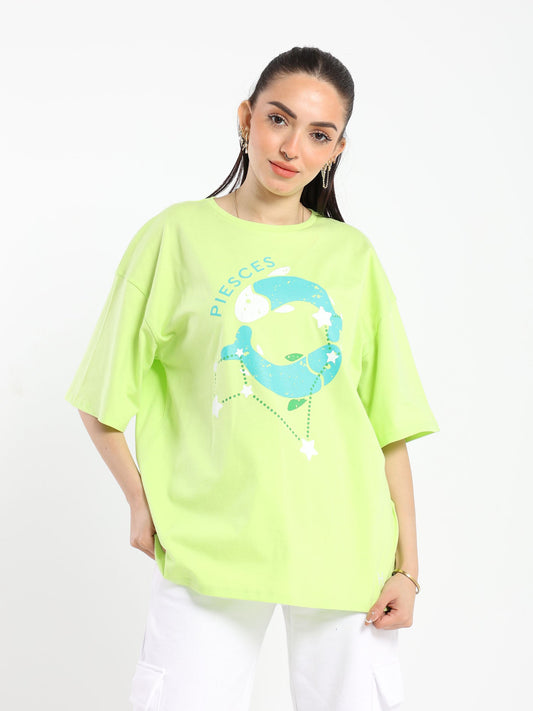 T-Shirt - Pisces Print - Outlet