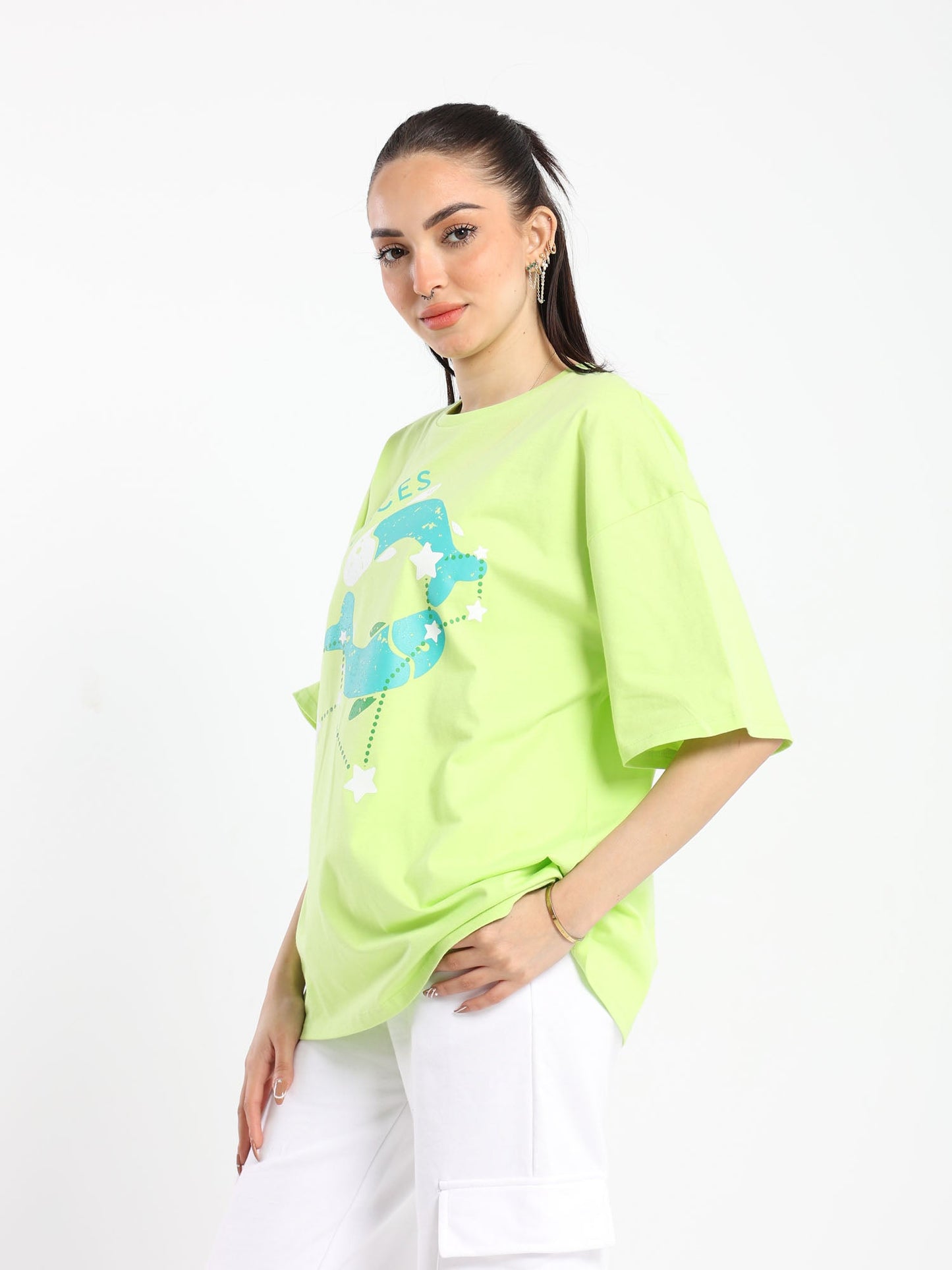 T-Shirt - Pisces Print - Outlet