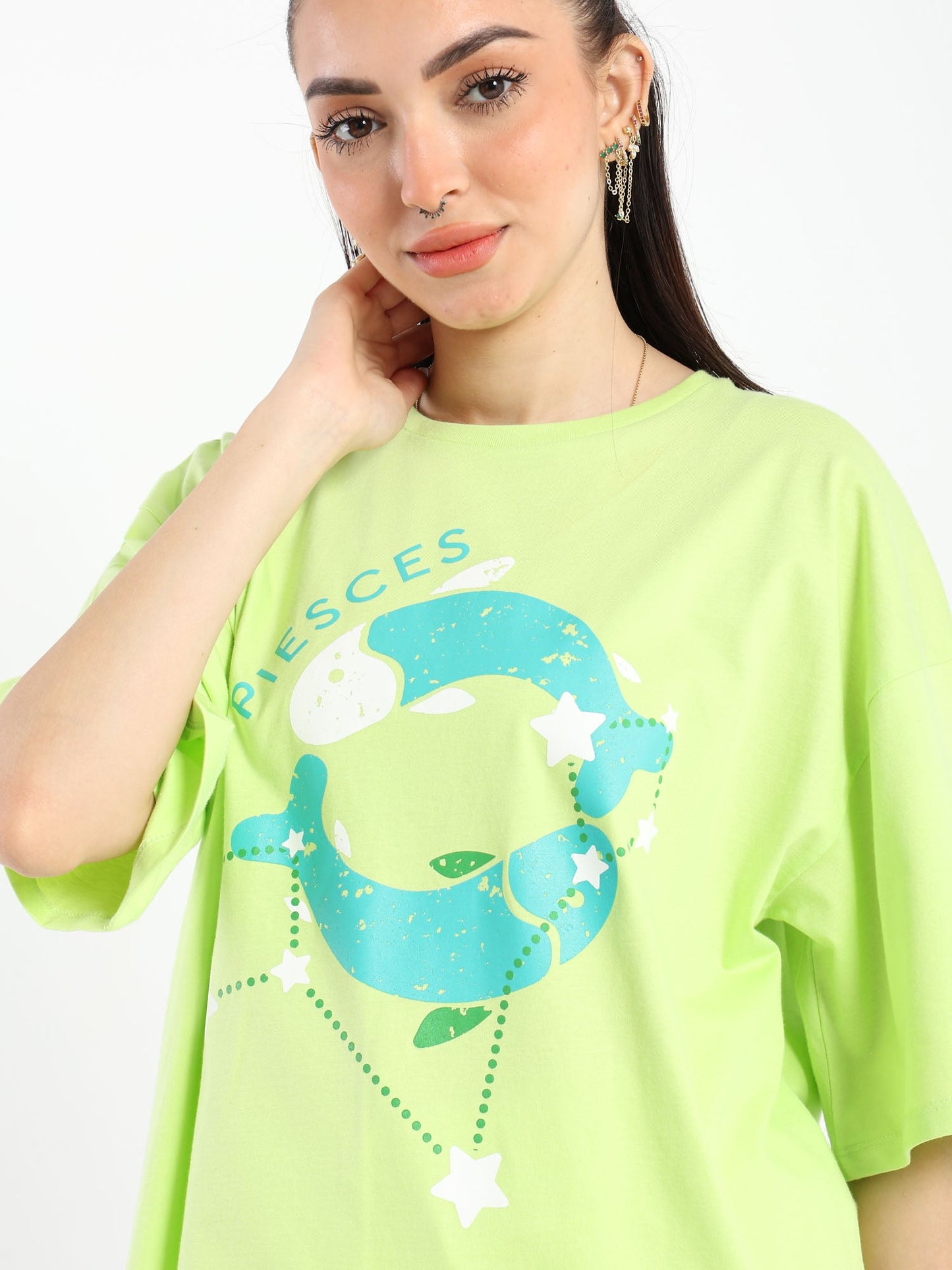 T-Shirt - Pisces Print - Outlet