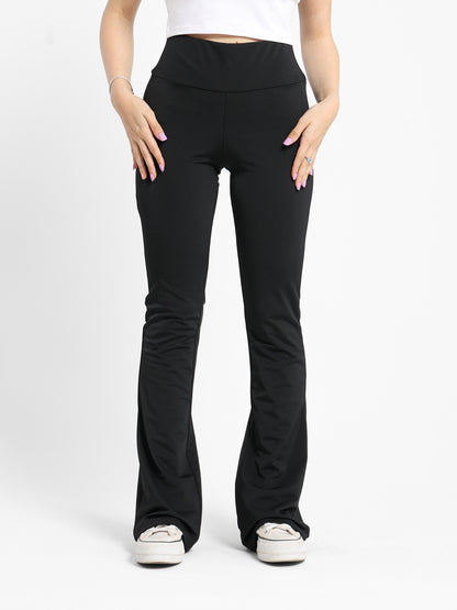Bootcut Solid Pants - Outlet