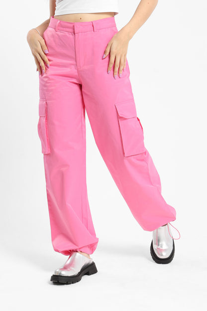 Pants Cargo With Drawstring - Outlet