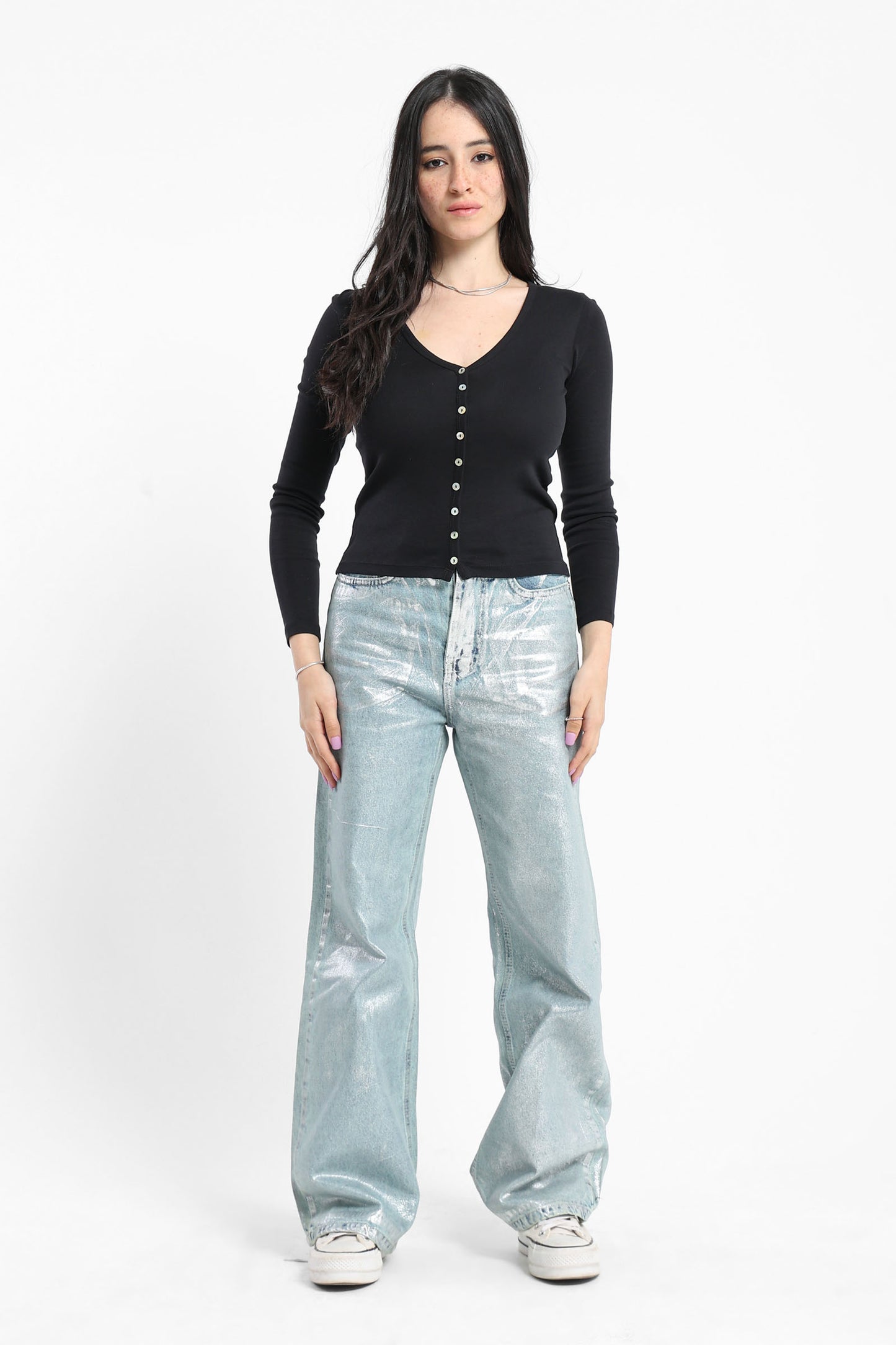 Basic Cardigan With Front Buttons - Outlet