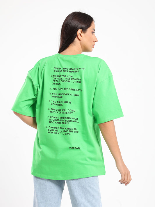 T-Shirt - Oversized - Dropped Shoulder