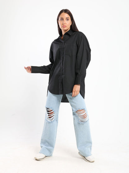Shirt - Hi-Low - Oversized - Outlet