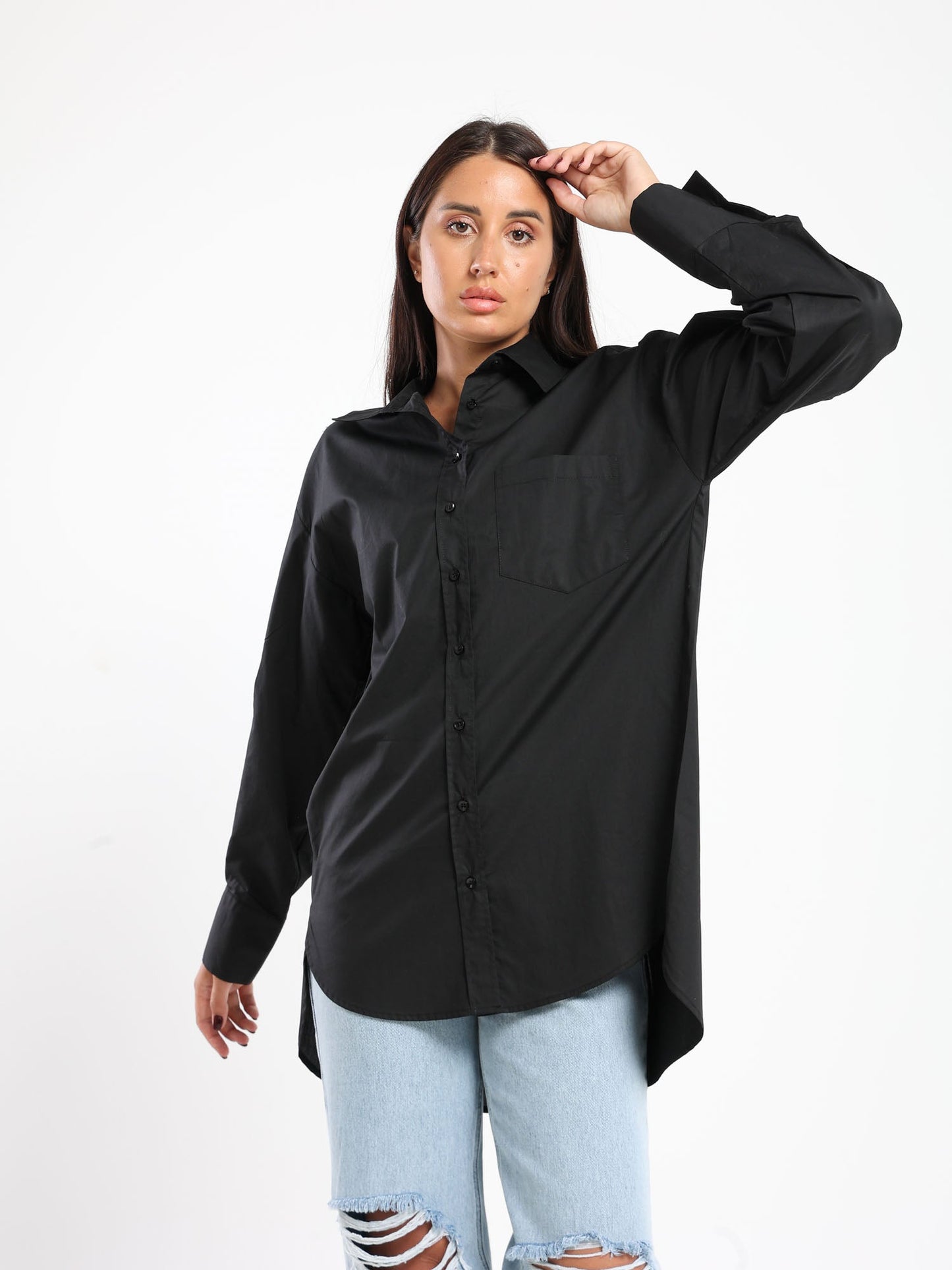 Shirt - Hi-Low - Oversized - Outlet