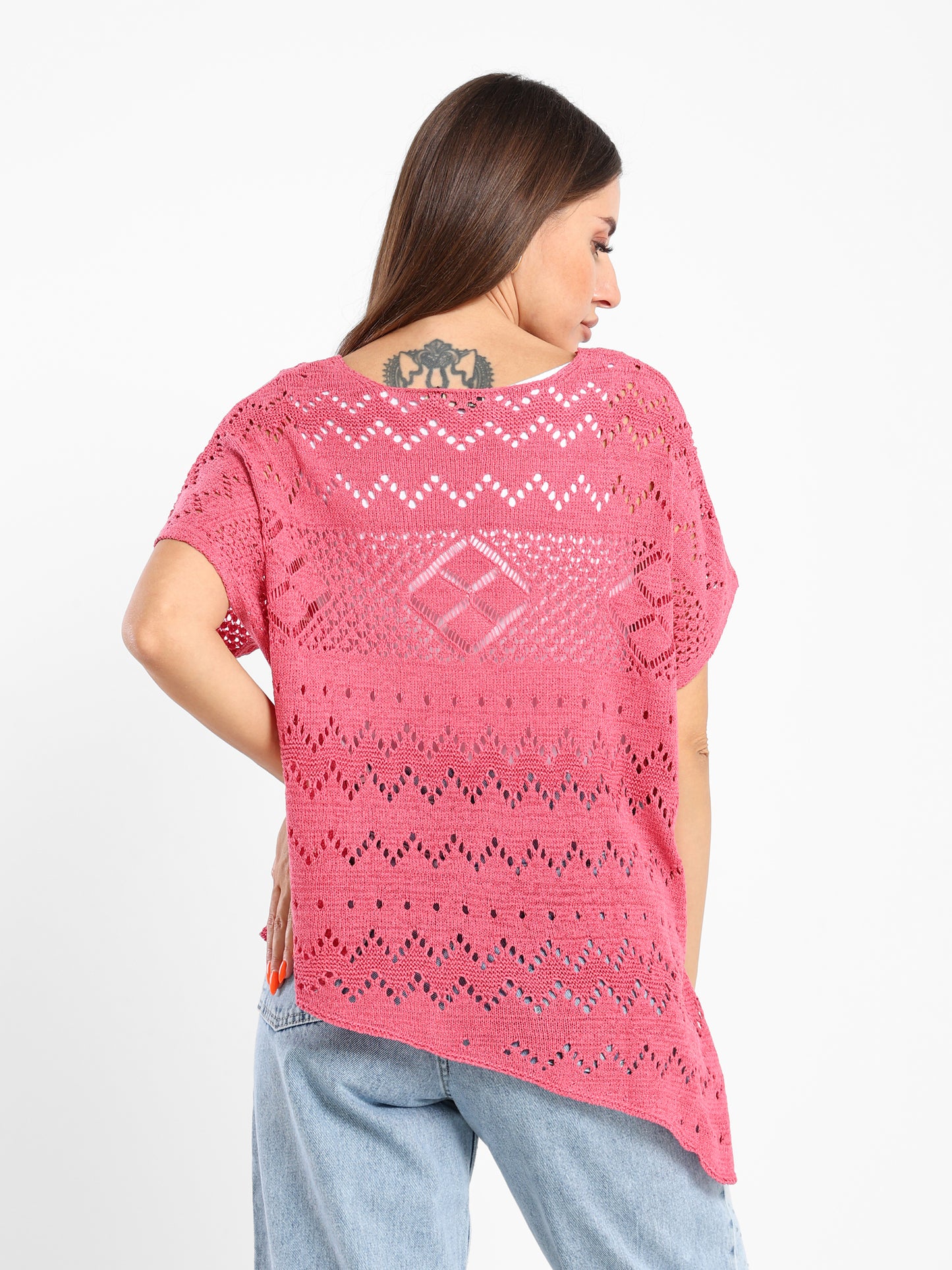 Crochet Oversized Top - Outlet