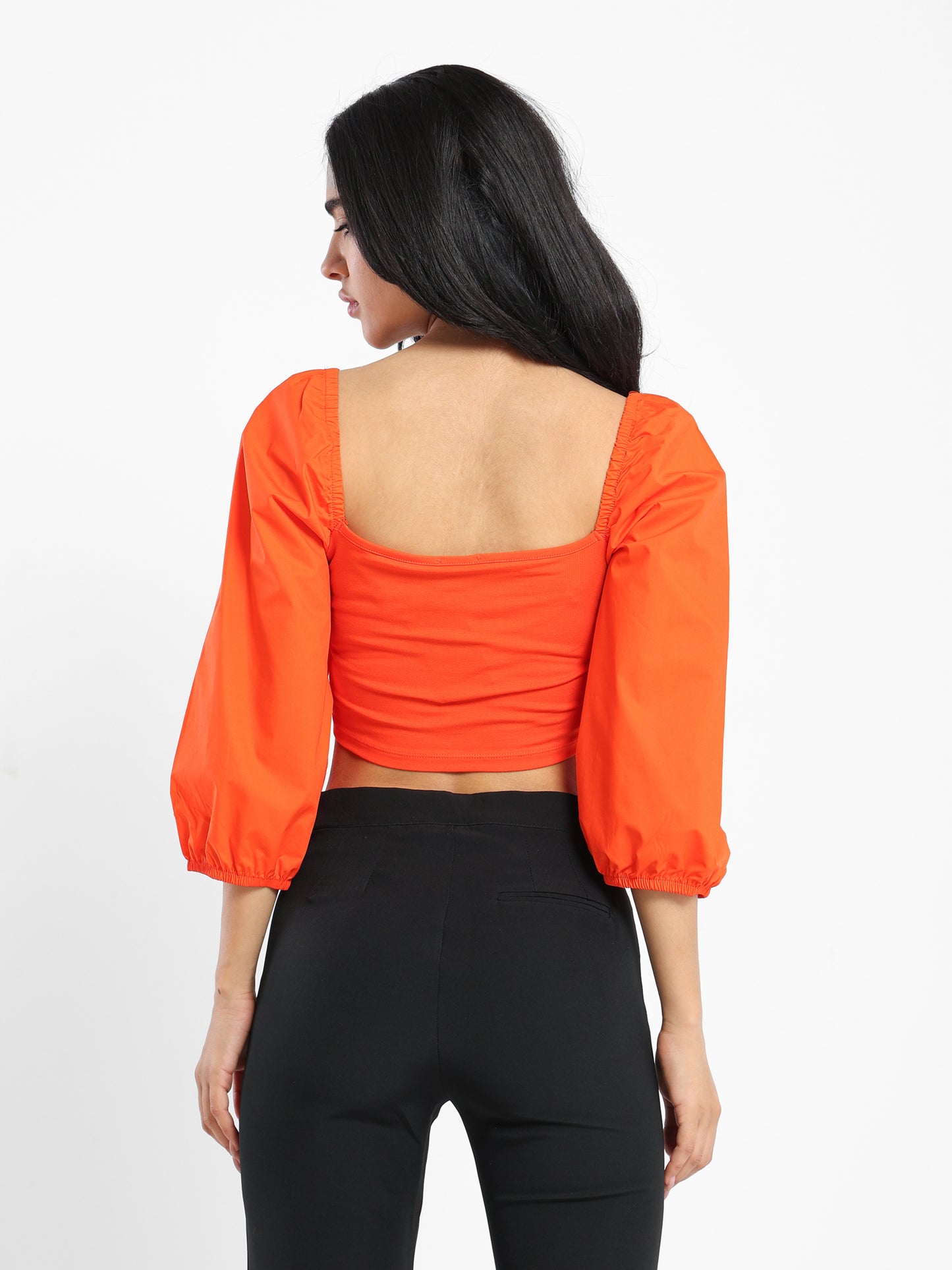 Poplin Sleeve Top - Outlet