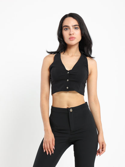 Jacket Halter Neck Vest - Outlet