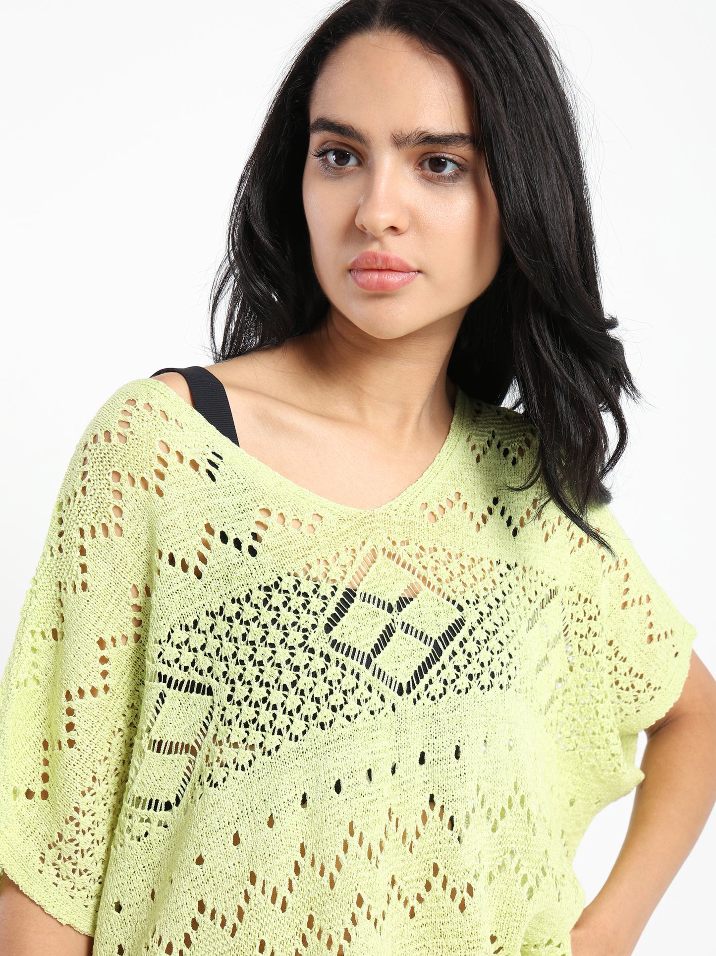 Crochet Oversized Top - Outlet